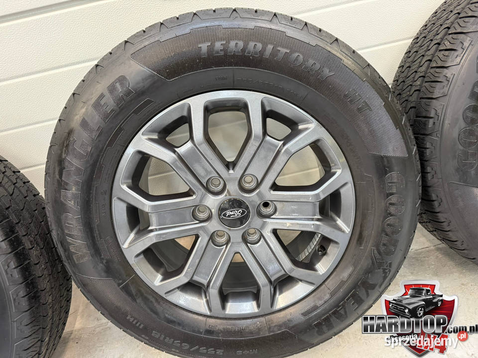 Koła 18 FORD RANGER Opony Goodyear 25565R18 Samochodowe Koła Pasłęk
