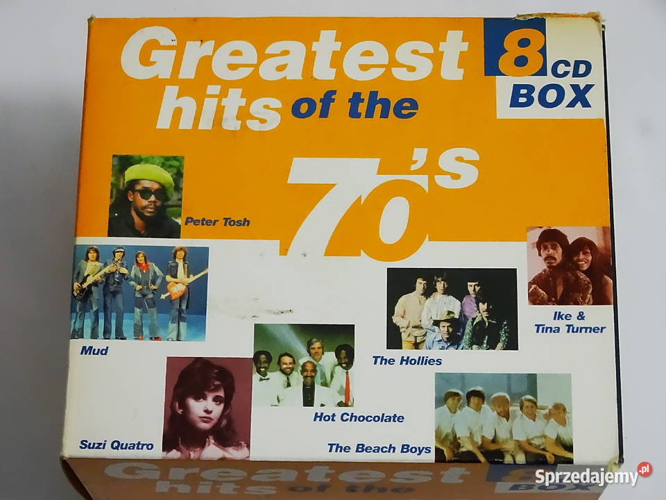Zestaw muzyczny Greatest Hits of the 70s 8 płyt Biłgoraj