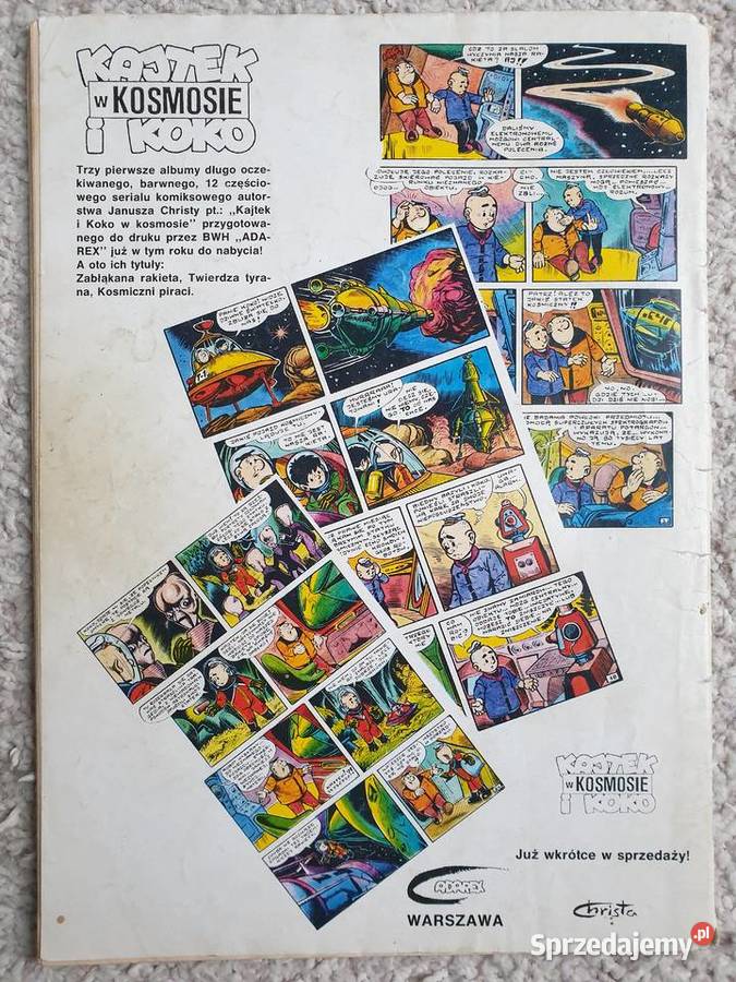 Kajtek i Koko Pojedynek z Abrą Janusz Christa Komiksy Książki i Podręczniki Gdynia