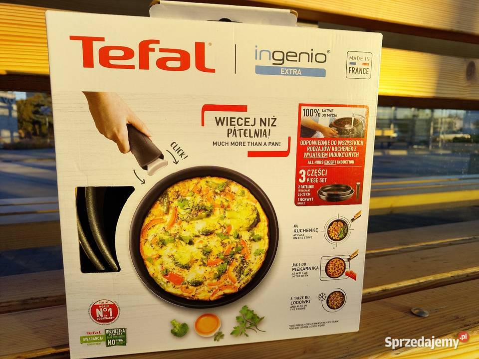 Tefal Ingenio zestaw patelni 24 i 28 Tarnów