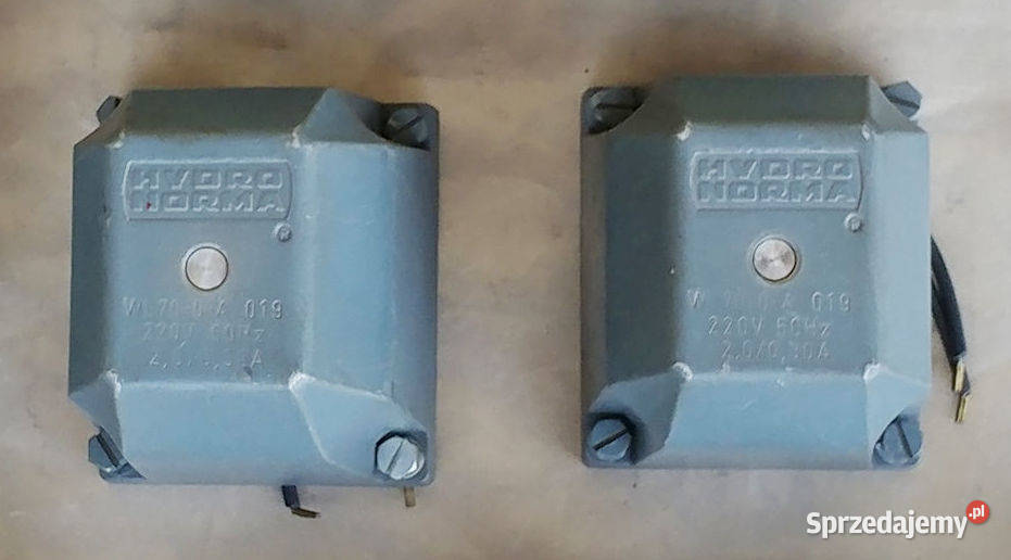 2x HYDRONORMA WL70 elektromagnes 220V obudowa Poznań