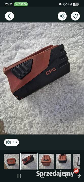 Akumulator Hilti B22 52 Poznań sprzedam