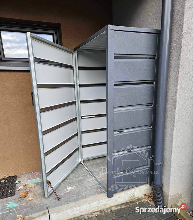 Wiata śmietnikowa dach prosty 1x05m Antracyt Bydgoszcz sprzedam