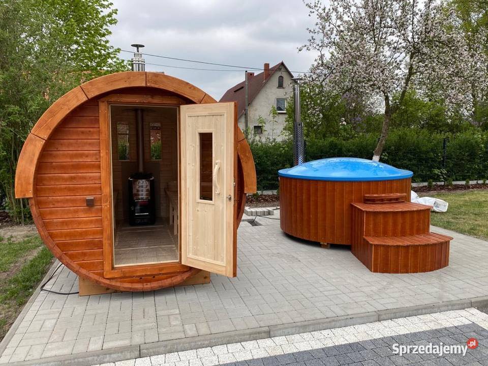 Balia ogrodowa hottub z fiberglass hydromasaż Baseny, balie i sauny Płock
