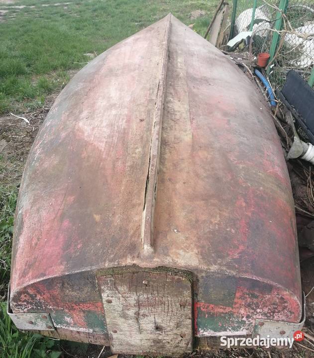 Łódka wędkarska z wózkiem  całość. włókno  Łódka 4,70m
