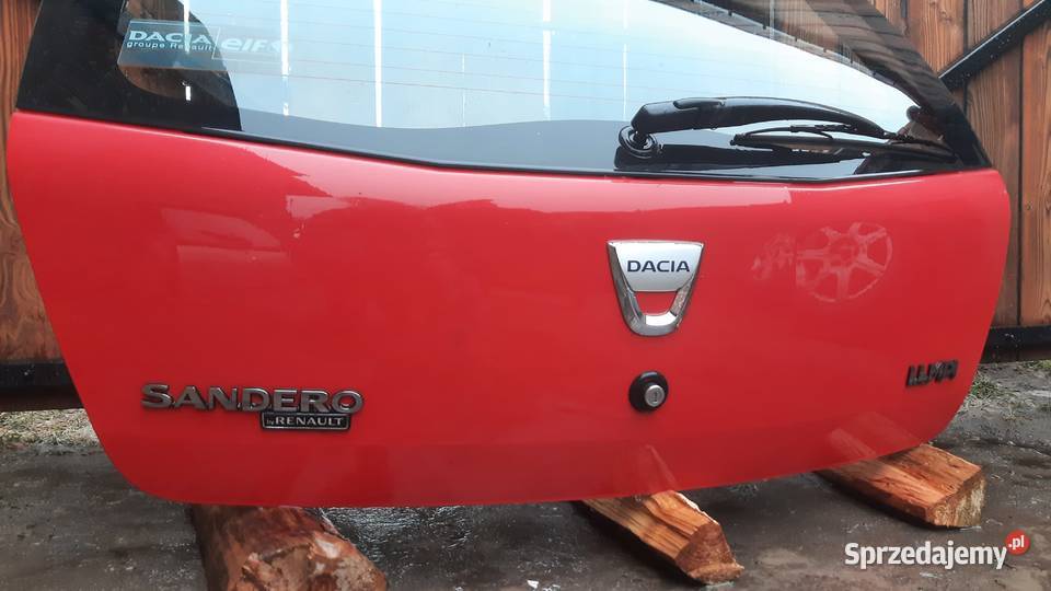 kompletna klapa bagażnika dacia sandero I lak osobowe Dębno