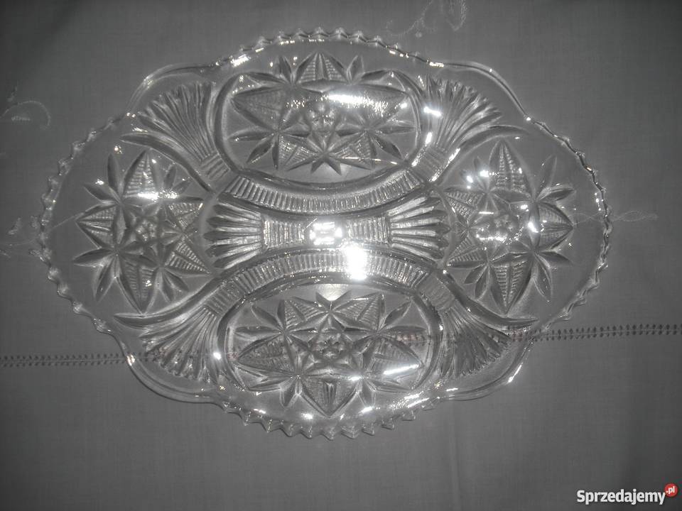 Dawne półmiskisalaterki szklane Porcelana i szkło Warszawa