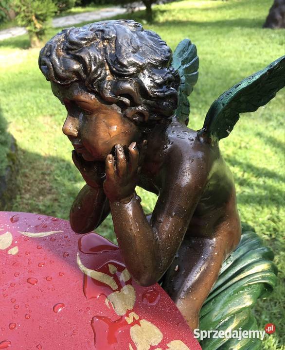 Wielka donica z brązu dzban Kłodzko