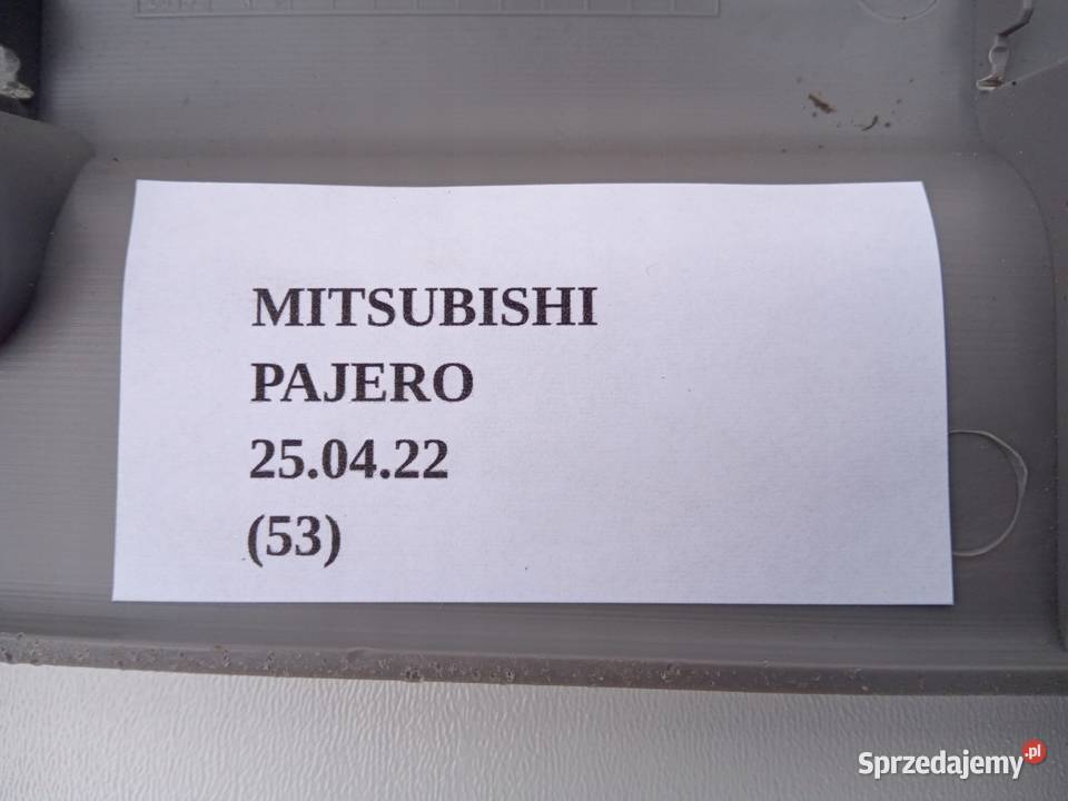 LISTWA OSŁONA PROGU MITSUBISHI PAJERO SPORT II osobowe wielkopolskie Nowy Tomyśl