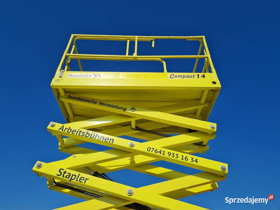 Podnośni nożycowy Haulotte Compact 14 2016 wys Dąbrowa Tarnowska