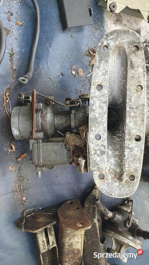 Kolektor ssący z gaźnikiem Wartburg dwusuw
