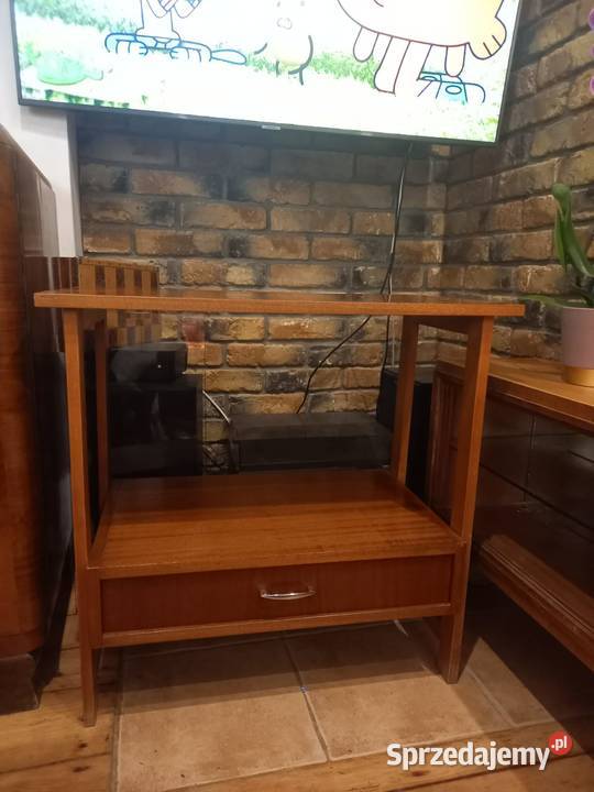 stolik rtv lata 6070 prl fornir Gdańsk