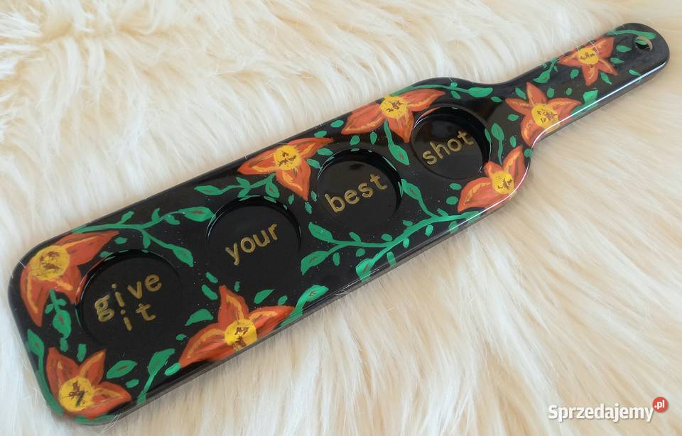 Nowa taca do serwowania szotów Taca z żywicy na