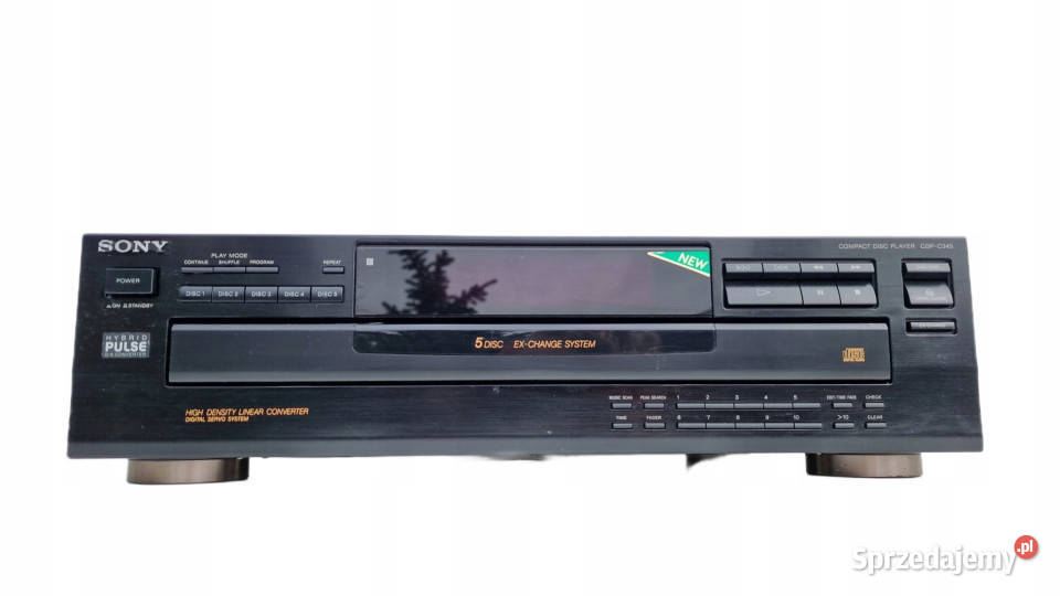 SONY odtwarzacz CD player CDP C 345 CDPC345 Odtwarzacze CD i MD Międzychód sprzedam