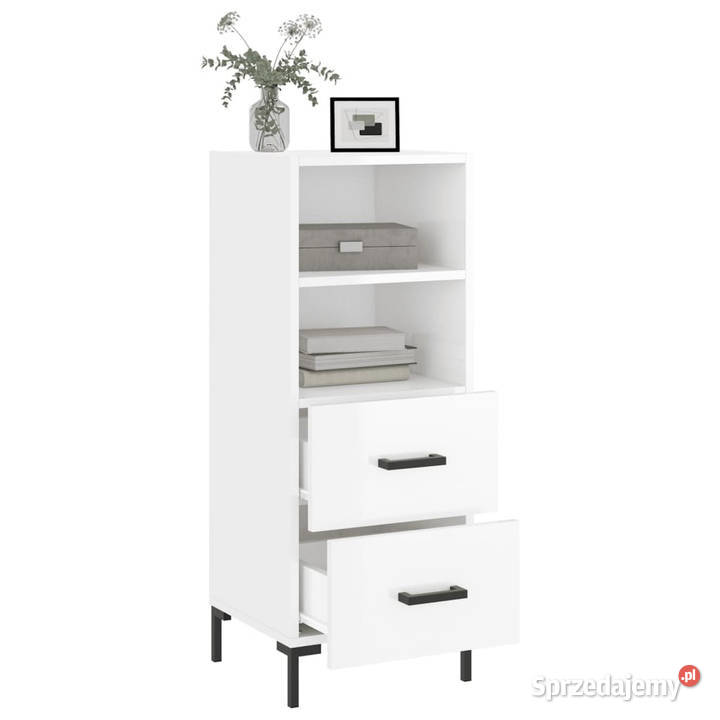 Szafka biała połysk 345x34x90 materiał mazowieckie Warszawa