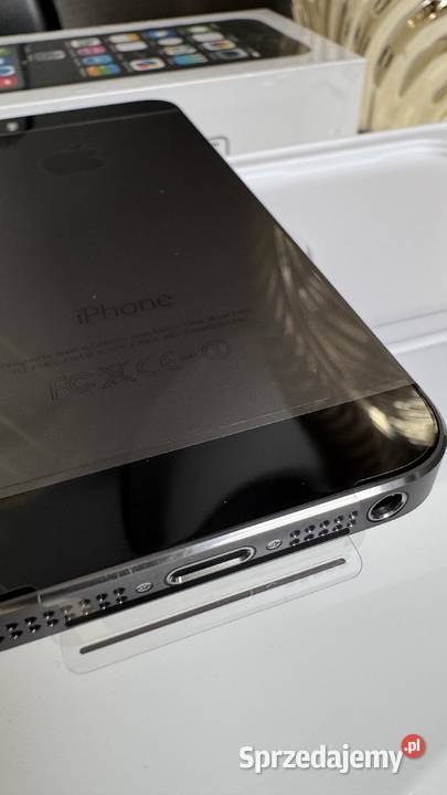 IPHONE 5S 16 GB SpaceGray Krajowy NOWY KOMPLET Ruda Śląska
