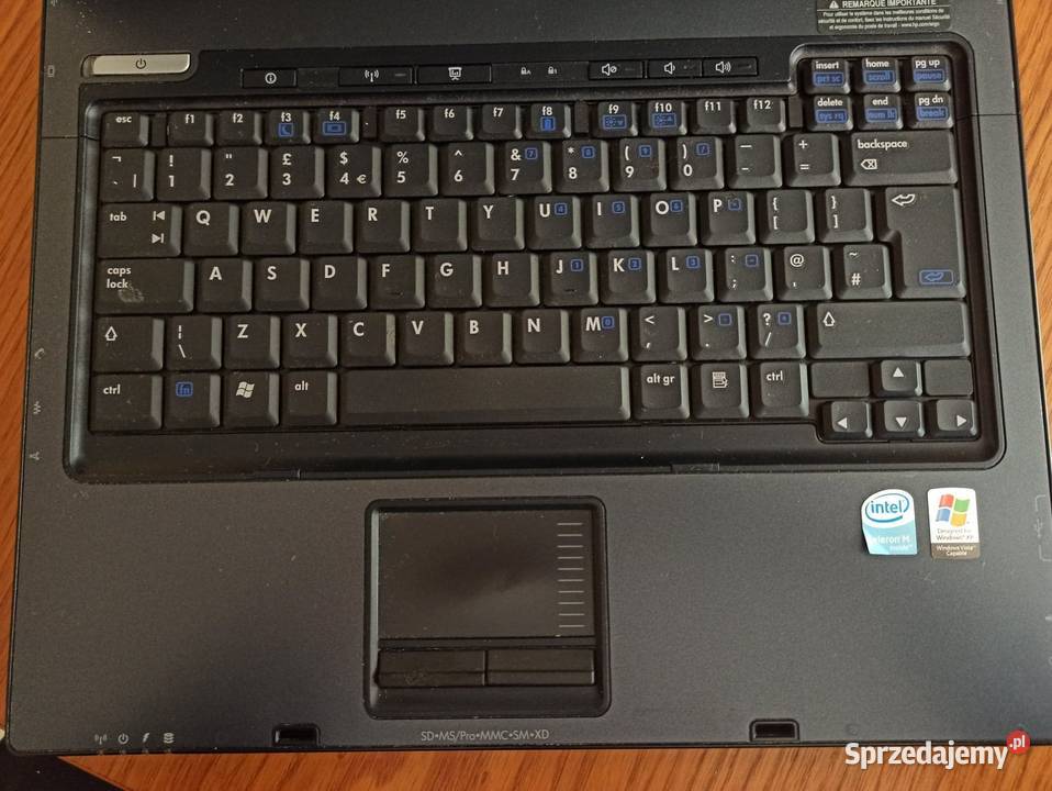 Stary laptop HP z zasilaczem Wieluń