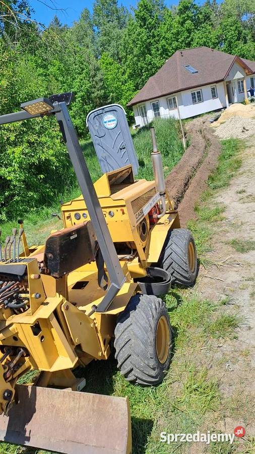 Wykop liniowy koparką łańcuchową usługa pod