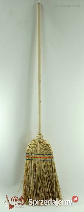 Miotła Sorgo 3X Szyta na kiju Ułęż