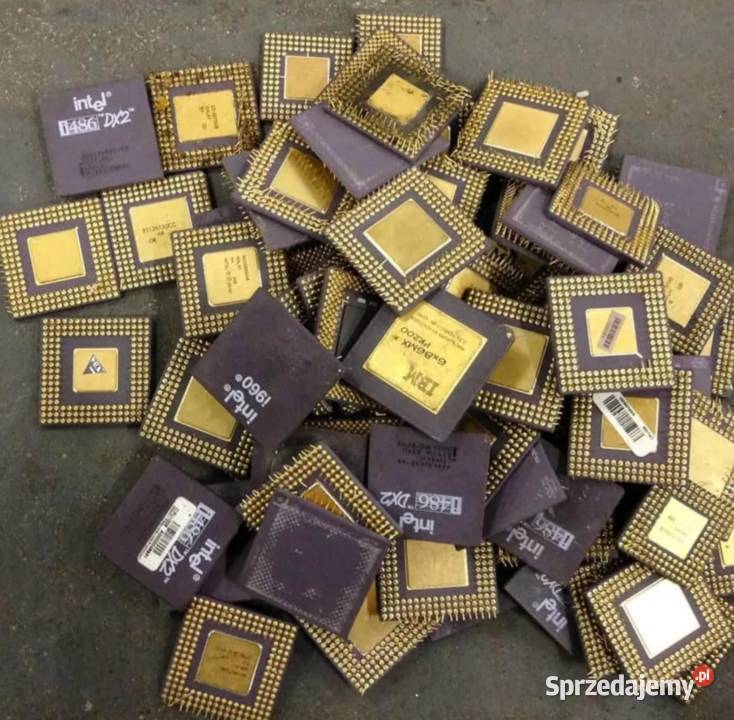 Procesor ceramiczny CPU Intel 486 lubelskie Puławy sprzedam