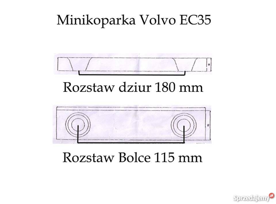 Łyżka 35 do koparki minikoparki Volvo EC35 3 5 Koparki Kraków