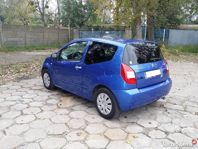 Citron C2 2007 Klimatyzacja Benzyna niebieski Marcinkowice