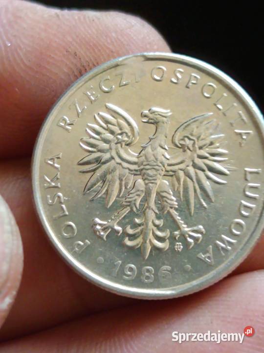odkroj blachy zle bita data 50 groszy 1986 r Chełm