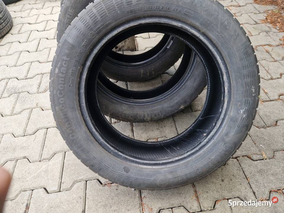 Opony letnie 19555 r16 Continental Wieprzec sprzedam