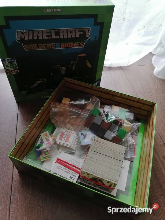 Gra planszowa Minecraft BuildersBiomes stan Wrocław