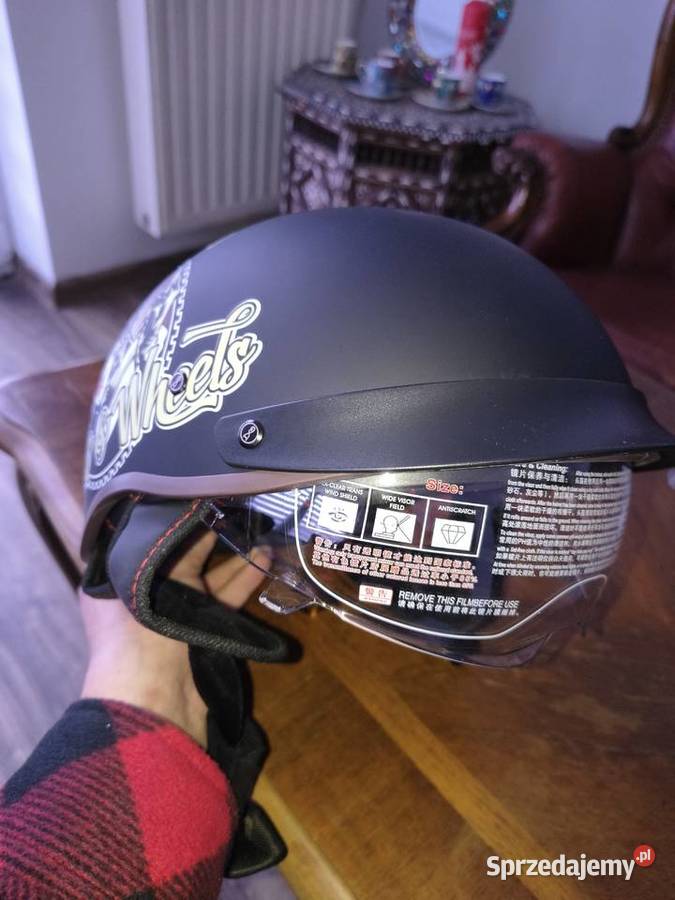 Kask motocyklowy nowy z blendą M Brzesko