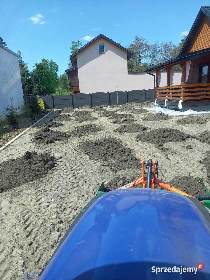 Zakładanie trawnika sianie trawy TROJANÓW Trojanów