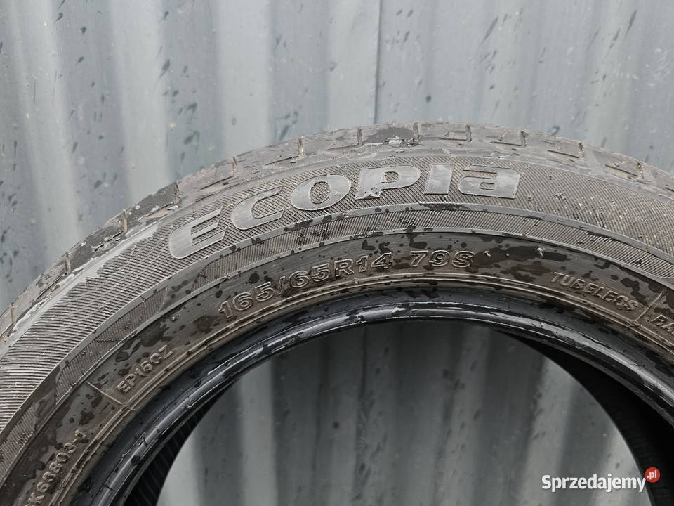 4x Opony Letnie Bridgestone ep150 ecopia 165 65 Samochodowe Samochodowe Chodzież