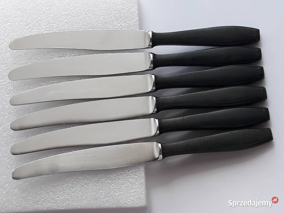 Noże obiadowe KANT BAKELIT sztućce PRL Dąbrowa Górnicza