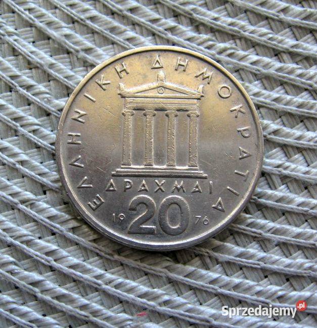 Grecja 20 Drachma 1976r wielkopolskie Kalisz