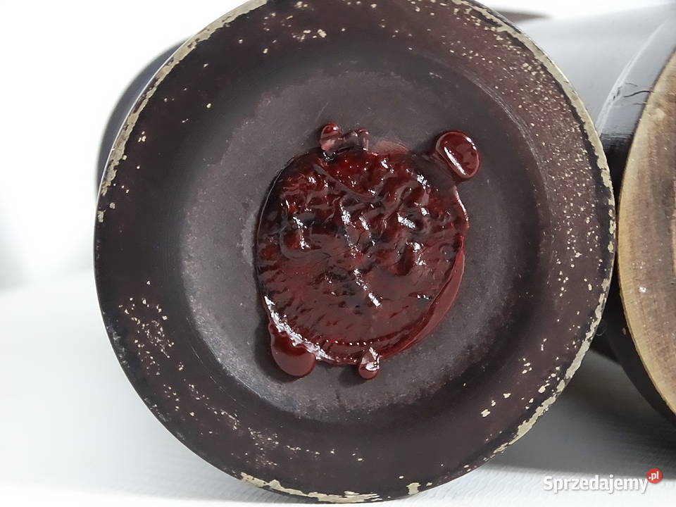 Unikatowe Puzdra Apteczne Drewno Toczone XIX w lubelskie Biłgoraj sprzedam