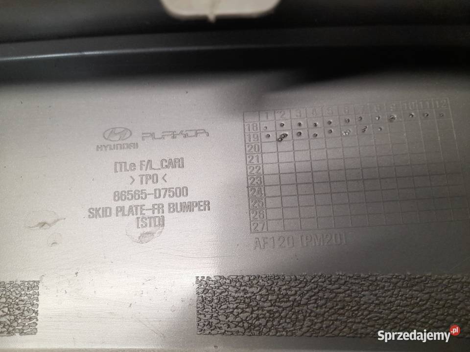HYUNDAI TUCSON III SPOILER DOKŁADKA ZDERZAKA Goleniów