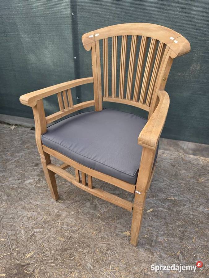 Fotel ogrodowy krzesło drewno egzotyczne plus Meble