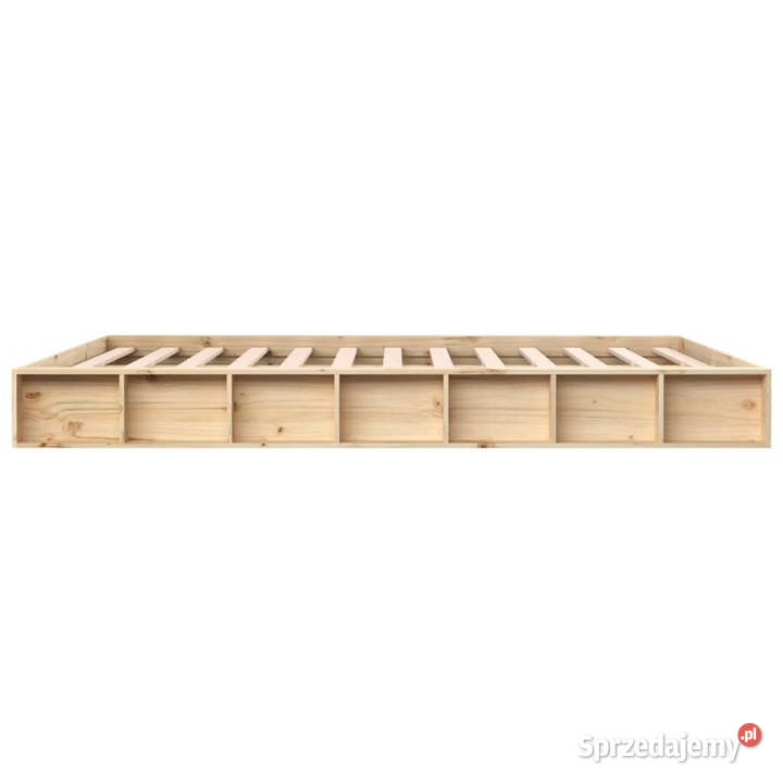 Rama łóżka lite drewno 160x200 WM820666 202cm Łóżka mazowieckie Warszawa