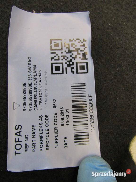 BOCZEK BAGAŻNIKA PRAWY TIPO II KOMBI osobowe Tapicerki samochodowe