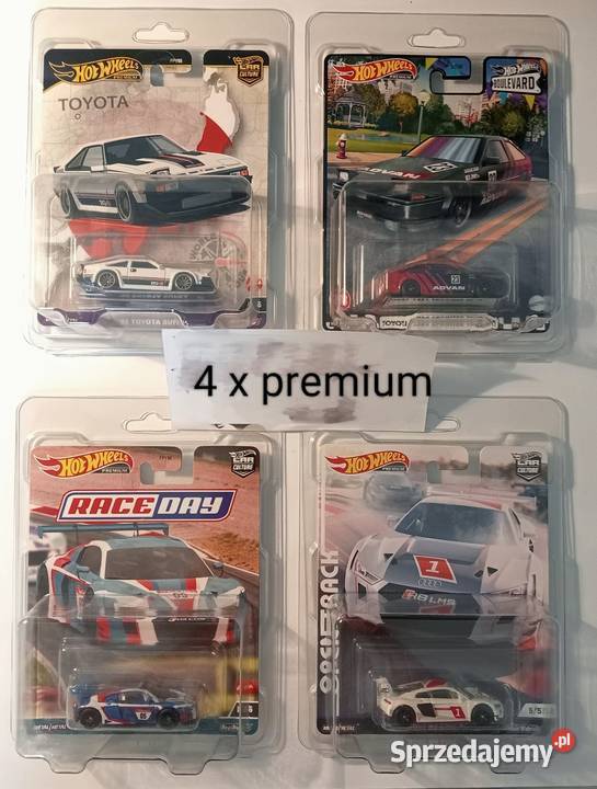 Hot Wheels Premium 4 x premium stan śląskie Jaworzno sprzedam