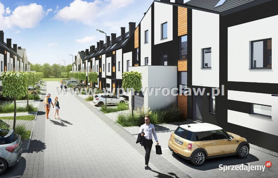 Dom szeregowy Wrocław 157m2 mieszkalny