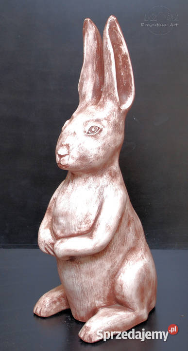 Zając wys.58 cm figura ogrodowa rzeźba królik WIELKANOCNY