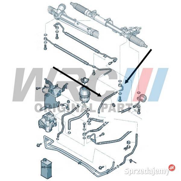 Przewód pompy wspomagania Audi A6 c6 24 28 30 32