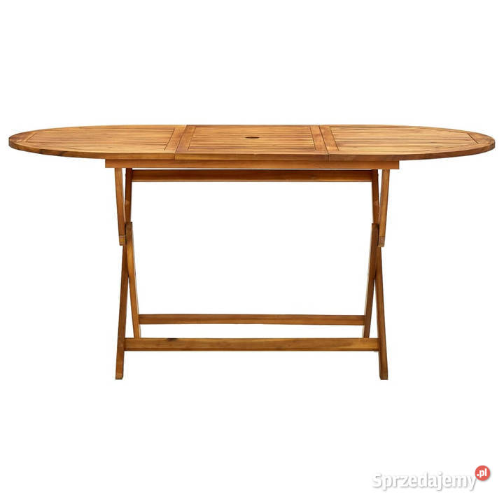 Składany stół ogrodowy 160x85x75 lite drewno Warszawa