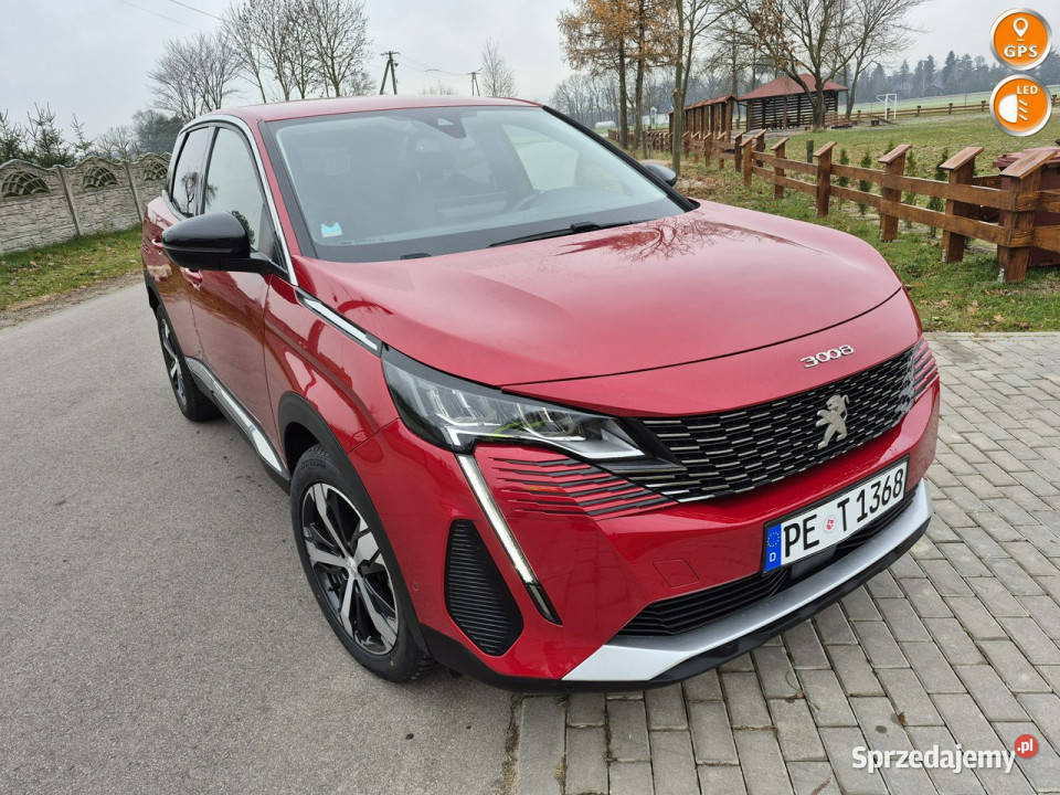Peugeot 3008 15hdi Aautomat KAMERA 55 navigacja światła do jazdy dziennej lubelskie Drelów