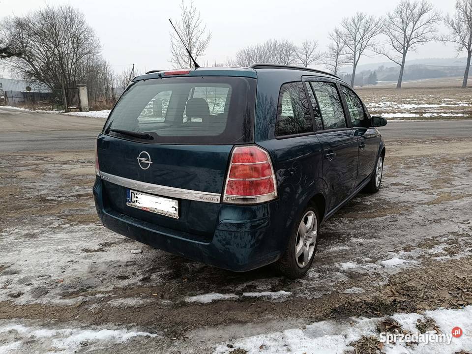 Opel Zafira 19 tdci 7 osobowa lakier metallic Kłodzko