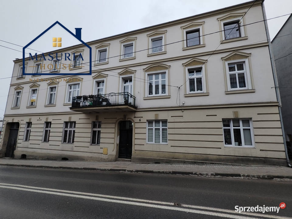 Duże mieszkanie w kamienicy do remontu kamienica Lidzbark