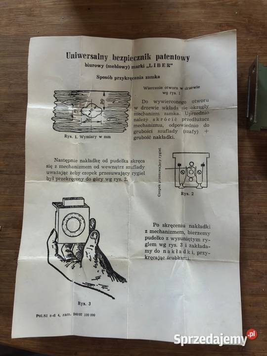 Zamek meblowy wierzchni Libra 2 sztuki Dom i Ogród Wiśniowa Góra
