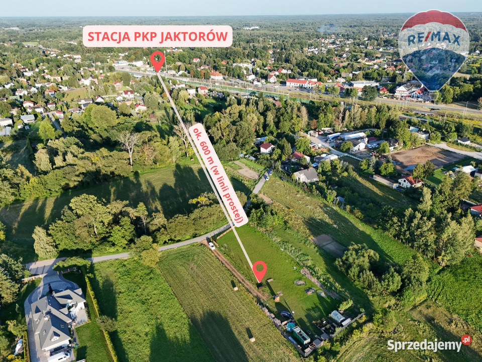 Działka budowlana 1148 m z warunkami zabudowy siatka Jaktorów