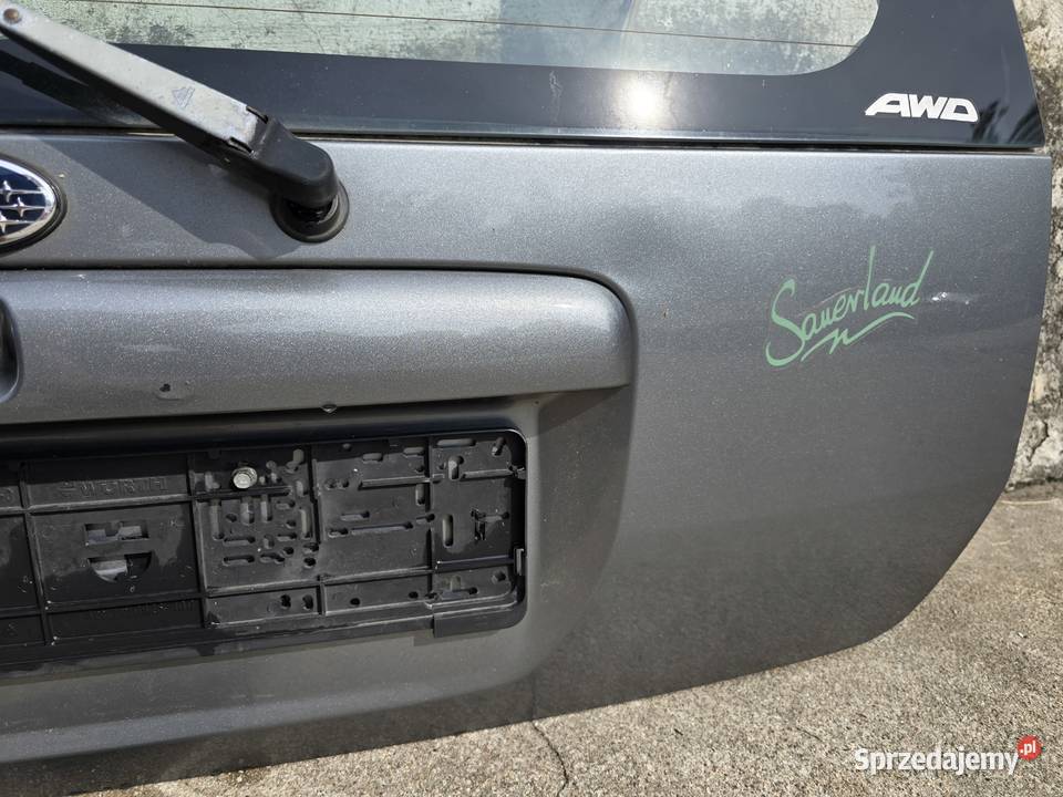 Suzuki Ignis MH Subaru G3X Justy klapa pokrywa dolnośląskie Legnica